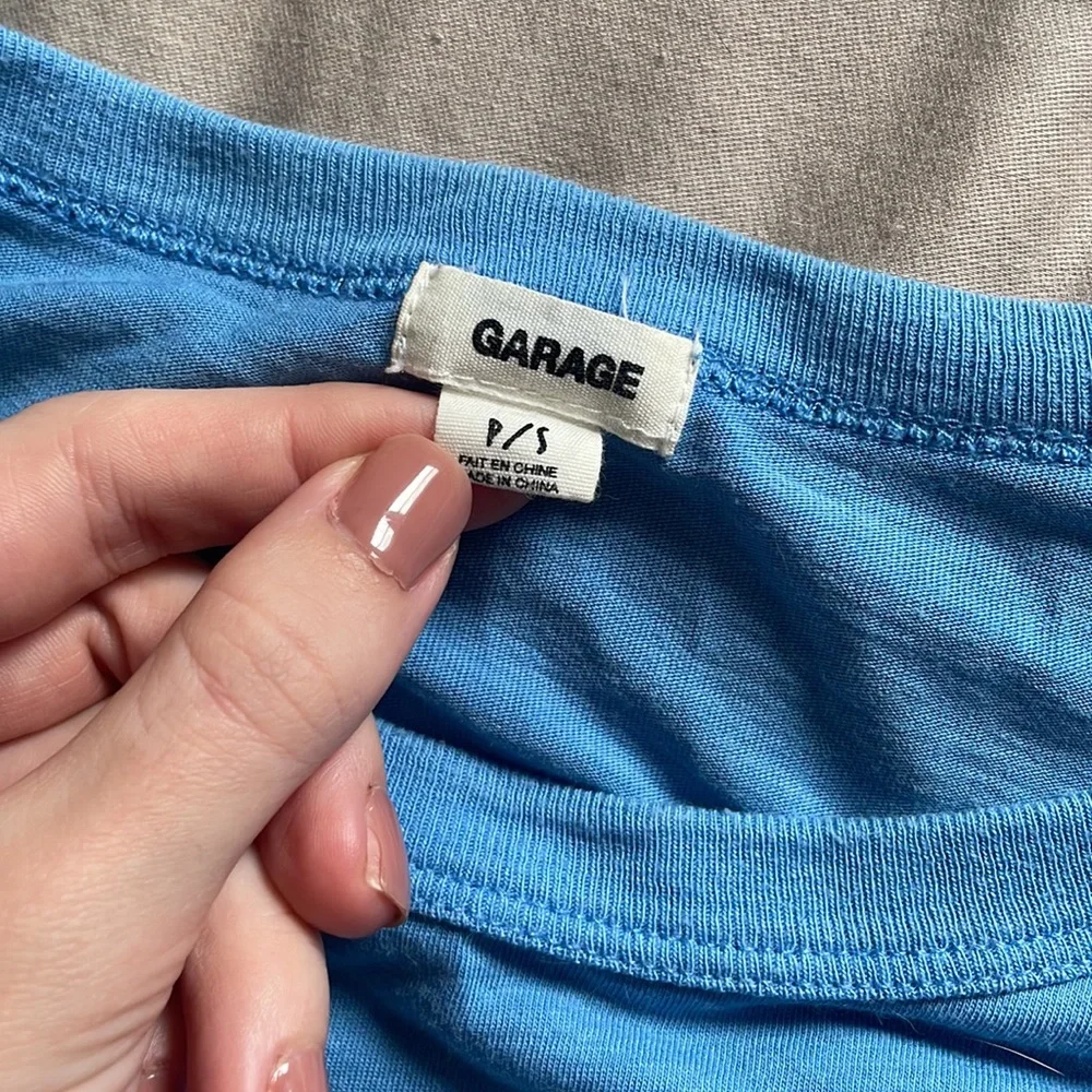 Garage cropped long sleeve tee SM - Picture 2 of 2